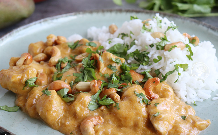 Pollo al Curry con Mango
